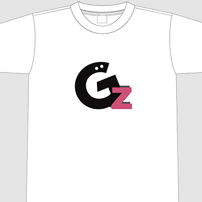 【アパレル】GzロゴTシャツ  ホワイト