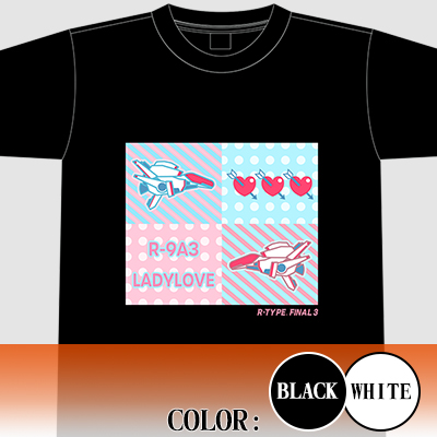 【アパレル】R-TYPE FINAL3 R-9A3 “LADYLOVE” Tシャツ　A